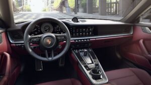 Porsche 911 Turbo's advanced infotainment system and cockpit